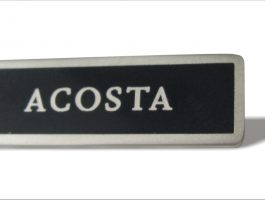Acosta Custom Name Plate